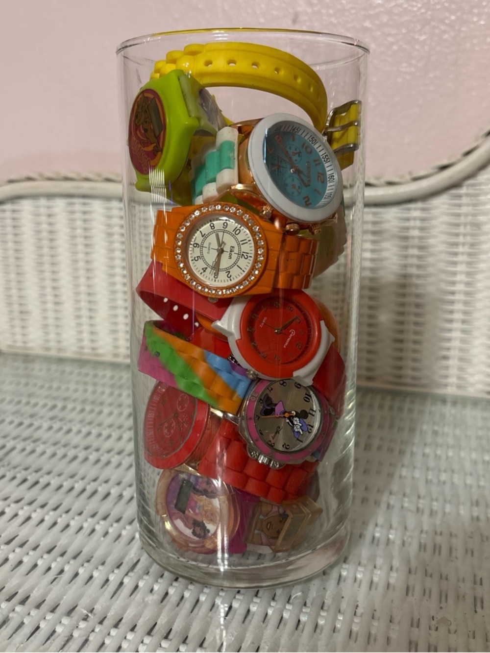 Colorful Assorted Silicone and Plastic Fashion Watches - Multicolor